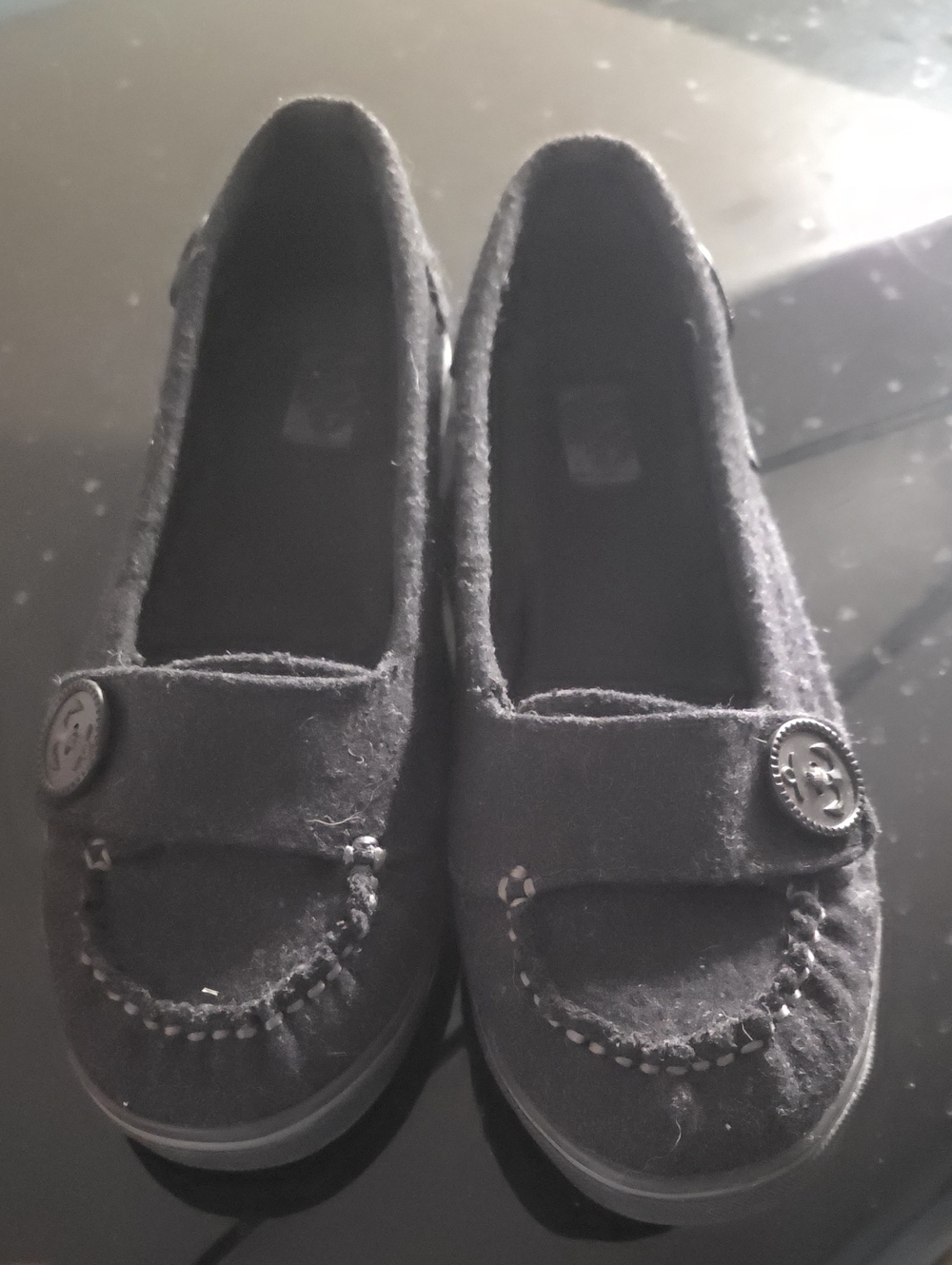 New With Box Vans Ashland Size 7.5 Women's Grey Wool Black Soles. Brand NEW